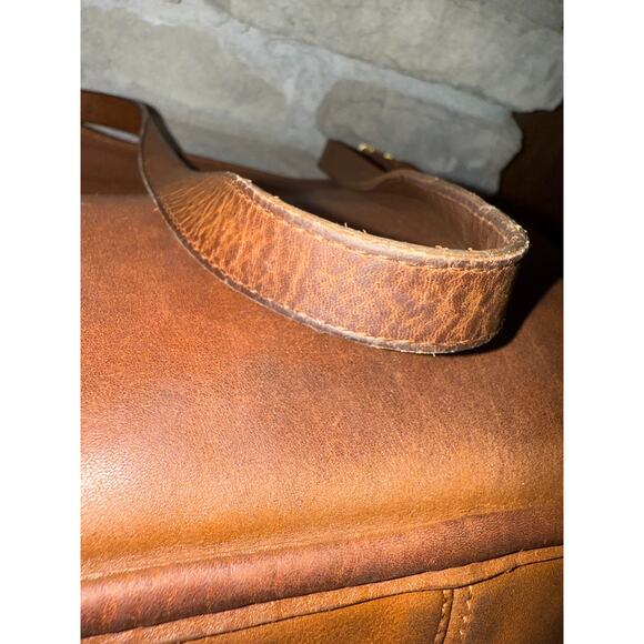 Vintage COACH Andrea Slim Shoulder Bag 9073 Hand Bag Purse Brown Leather Patina - Picture 12 of 16